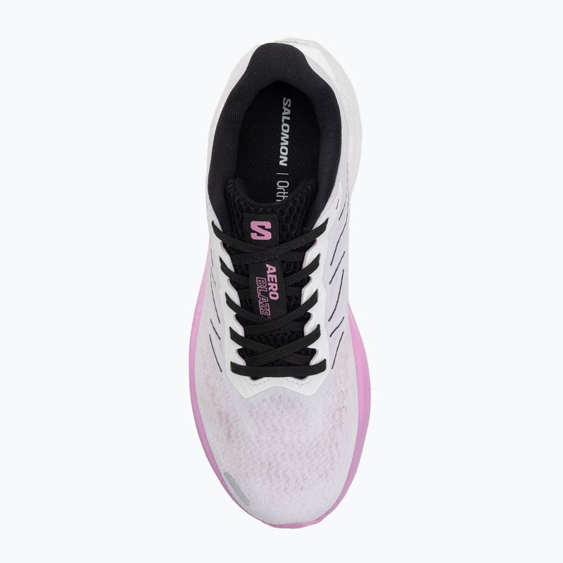 Buty do biegania damskie Salomon Aero Blaze 3 white/black/cyclamen 5