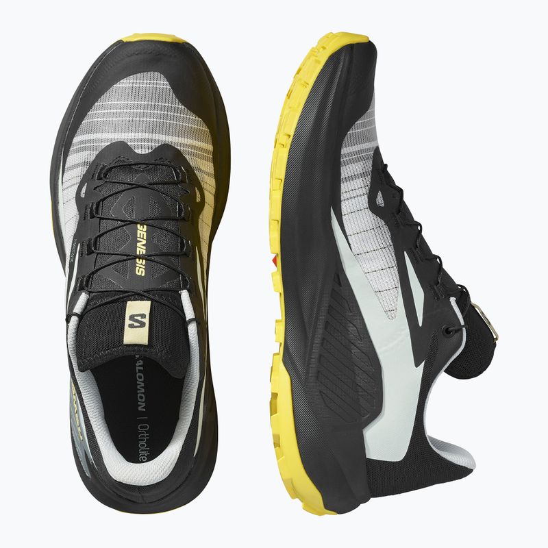 Buty do biegania męskie Salomon Genesis black/metal/incaberry 6