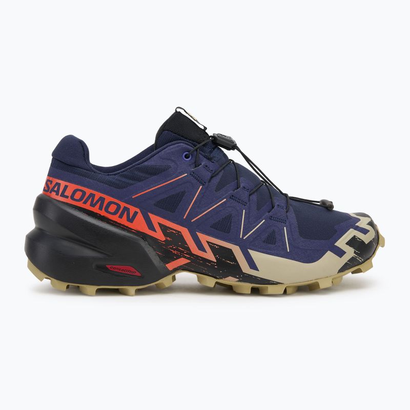 Buty do biegania męskie Salomon Speedcross 6 maritime blue/black/cherry tomato 2