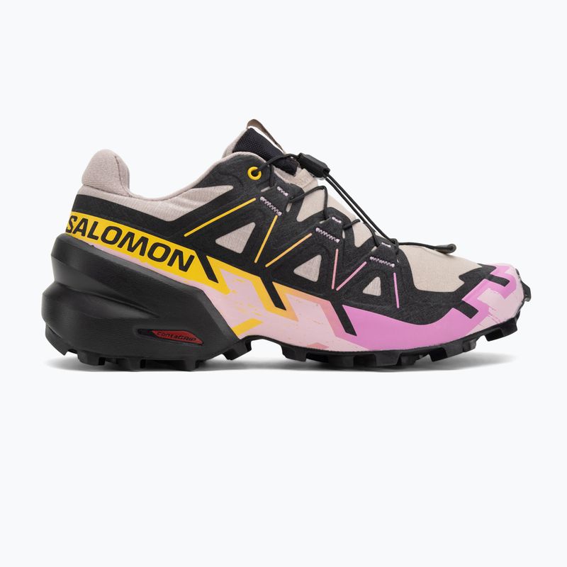 Buty do biegania damskie Salomon Speedcross 6 etherea/black/cyclamen 2