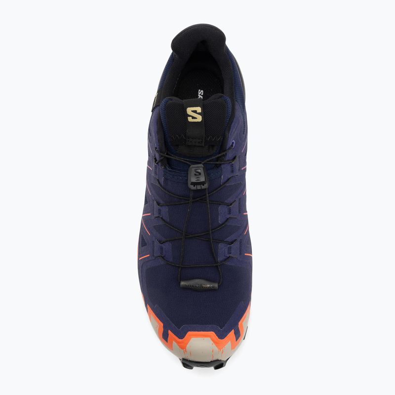 Buty do biegania męskie Salomon Speedcross 6 GTX maritime blue/black/cherry tomato 5