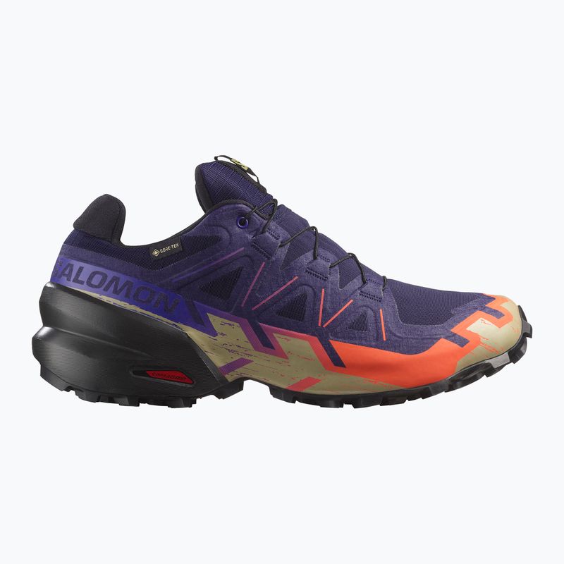 Buty do biegania męskie Salomon Speedcross 6 GTX maritime blue/black/cherry tomato 2