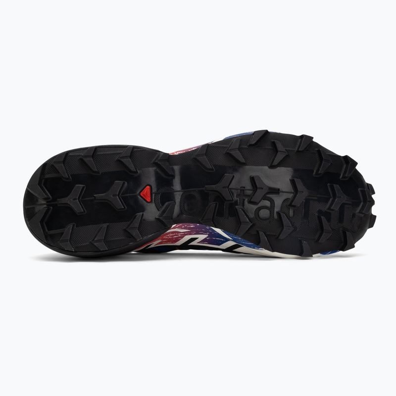 Buty do biegania Salomon Speedcross 6 GTX surf the web/fiery red/white 4