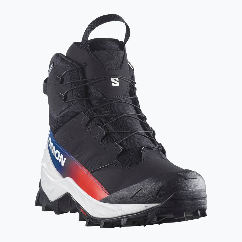 Buty trekkingowe męskie Salomon Crosstrak Powder WP Equipe black/black 2