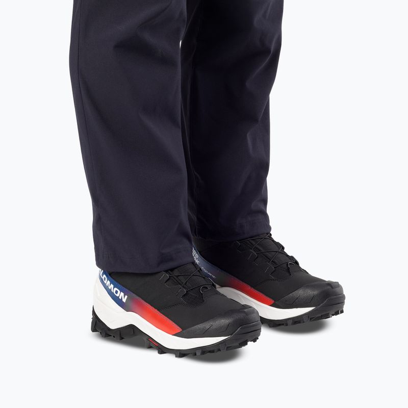 Buty trekkingowe męskie Salomon Crosstrak Powder WP Equipe black/black 6