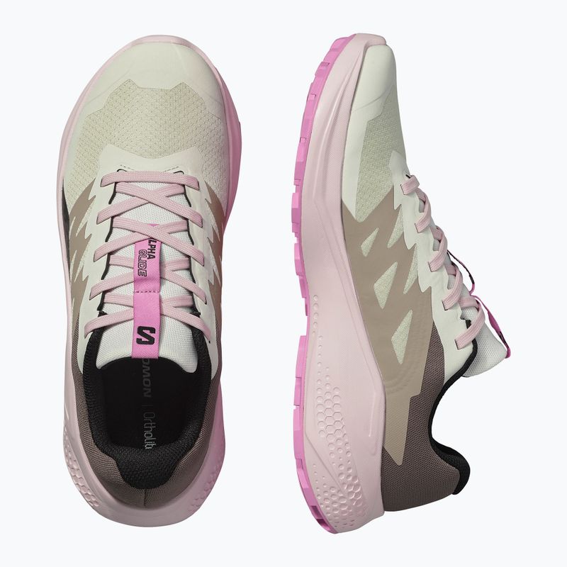 Buty do biegania damskie Salomon Alphaglade vanilla ice/fairy tale/cyclamen 5