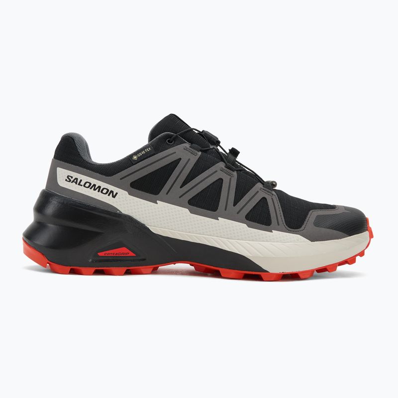 Buty do biegania męskie Salomon Speedcross Peak GTX black/castlerock/cherry tomato 2