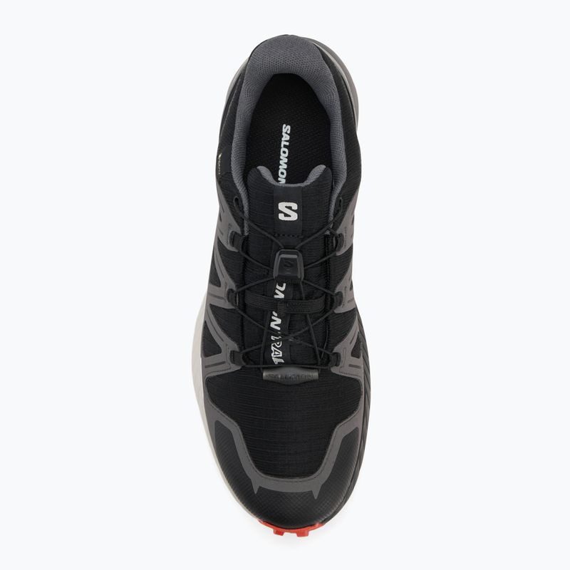 Buty do biegania męskie Salomon Speedcross Peak GTX black/castlerock/cherry tomato 5