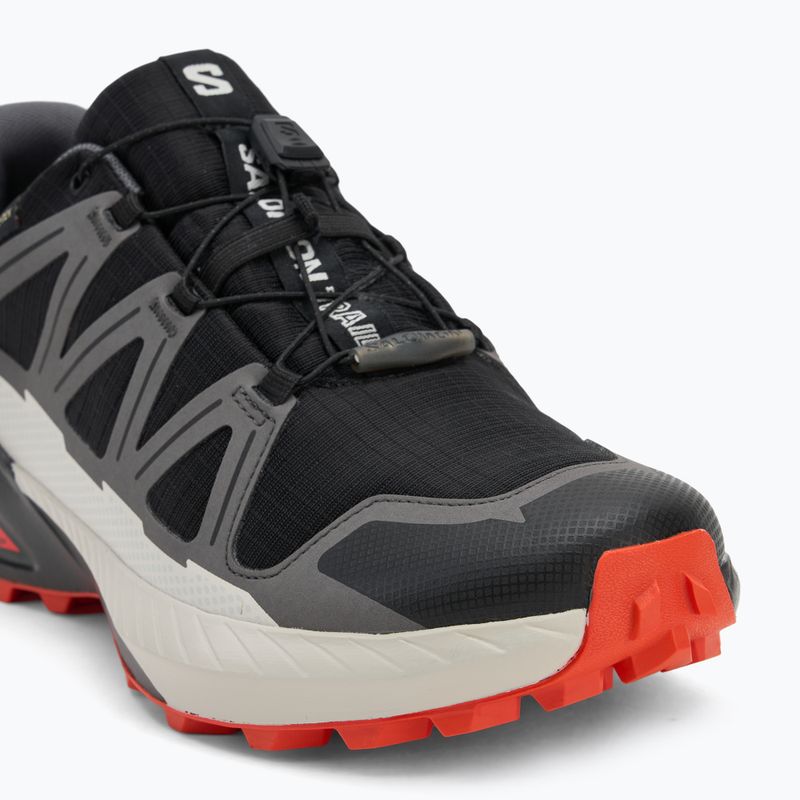 Buty do biegania męskie Salomon Speedcross Peak GTX black/castlerock/cherry tomato 7