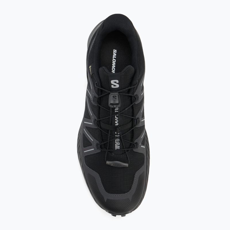 Buty do biegania męskie Salomon Speedcross Peak GTX black/black/asphalt 5