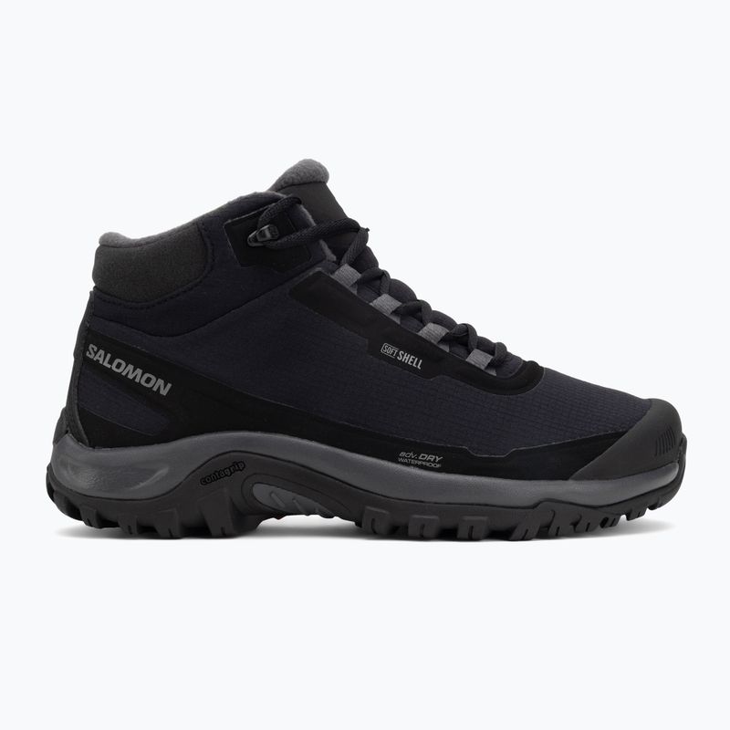 Buty trekkingowe męskie Salomon Shelter WP black/asphalt/castlerock 2