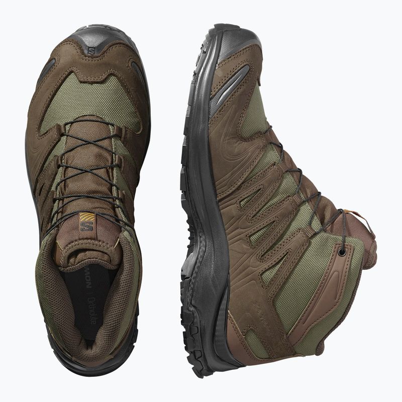 Buty trekkingowe męskie Salomon XA Tracker GTX earth brown/olive night/black 8