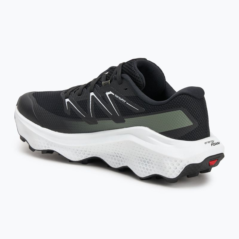 Buty do biegania męskie Salomon Ultra Flow 2 black/white/agave green 3