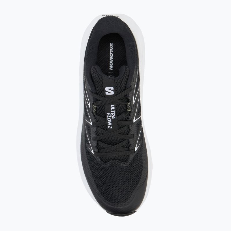 Buty do biegania męskie Salomon Ultra Flow 2 black/white/agave green 5