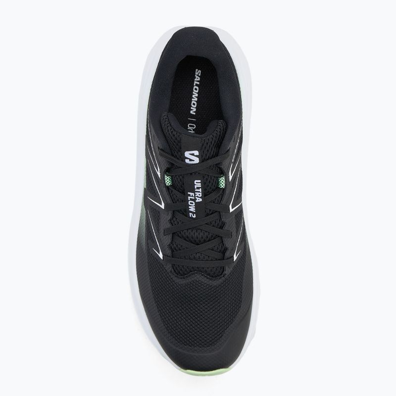 Buty do biegania męskie Salomon Ultra Flow 2 black/white/patina green 5