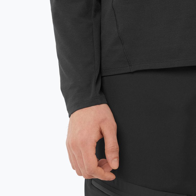 Longsleeve męski Salomon Trackline deep black 3
