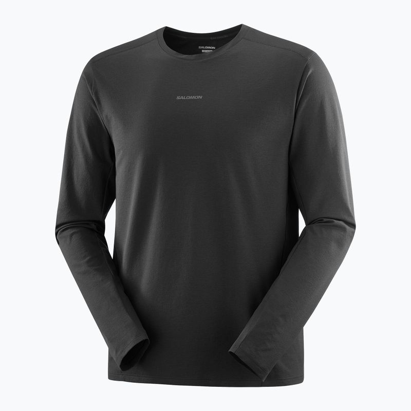 Longsleeve męski Salomon Trackline deep black 4