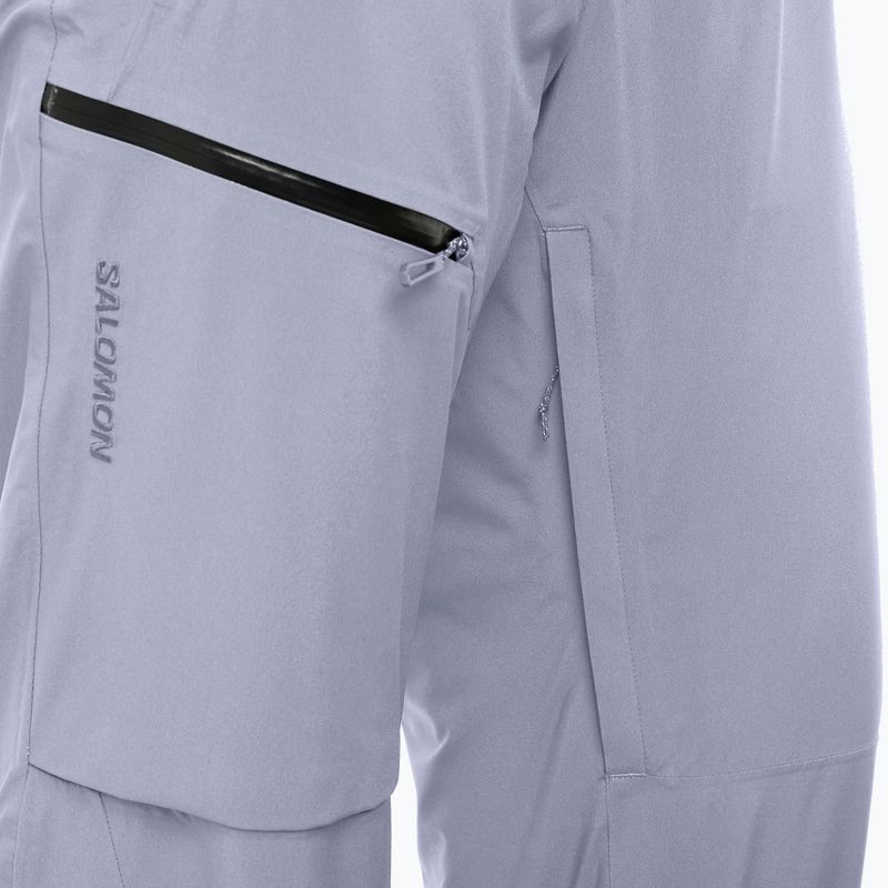 Spodnie narciarskie damskie Salomon Brilliant blue granite 4