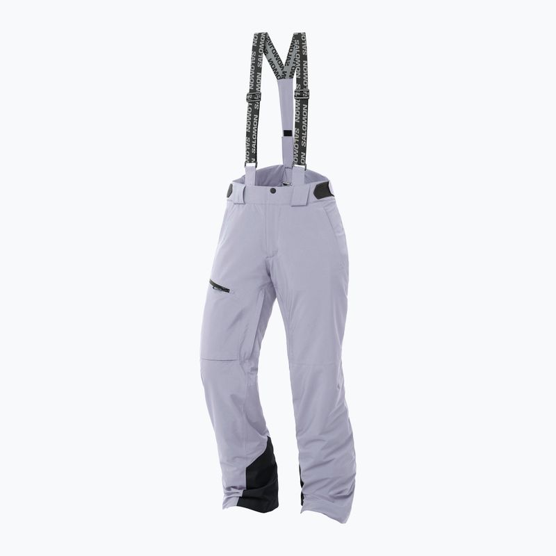 Spodnie narciarskie damskie Salomon Brilliant blue granite 6