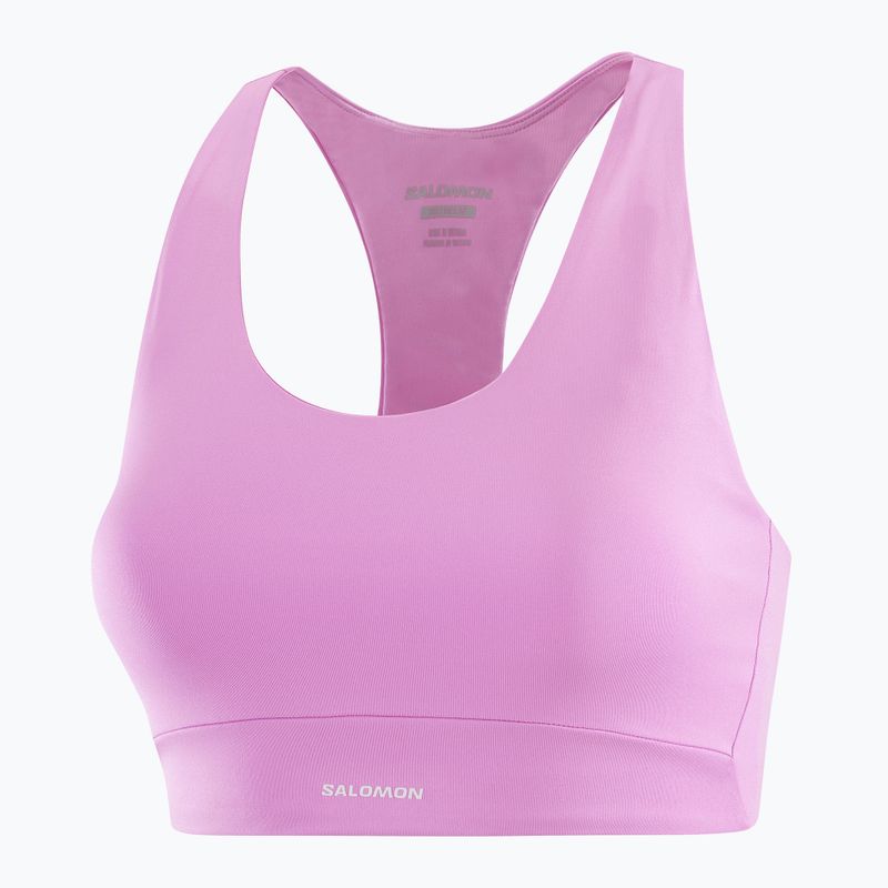 Biustonosz treningowy Salomon Shakeout Core cyclamen 3