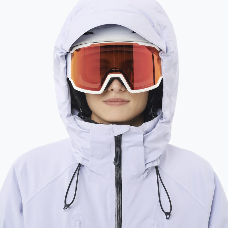 Kurtka narciarska damskie Salomon Brilliant 2.0 cosmic sky 3