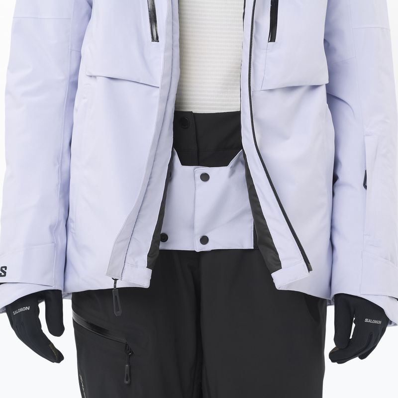 Kurtka narciarska damskie Salomon Brilliant 2.0 cosmic sky 4