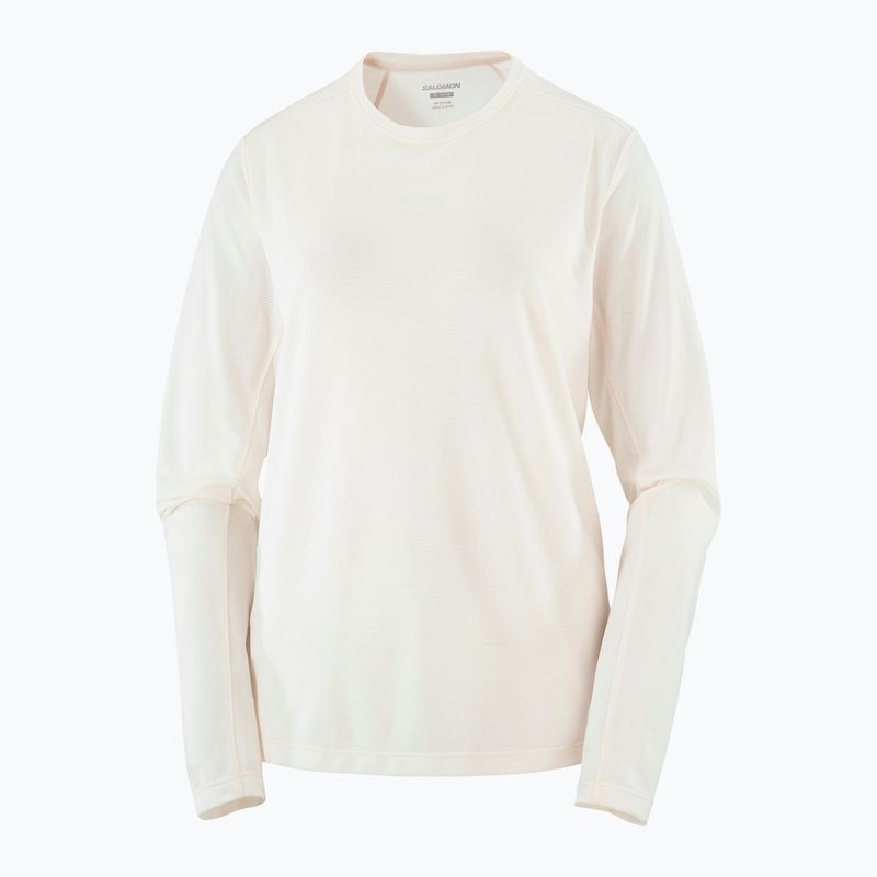 Longsleeve damski Salomon Shakeout Core whisper white 3