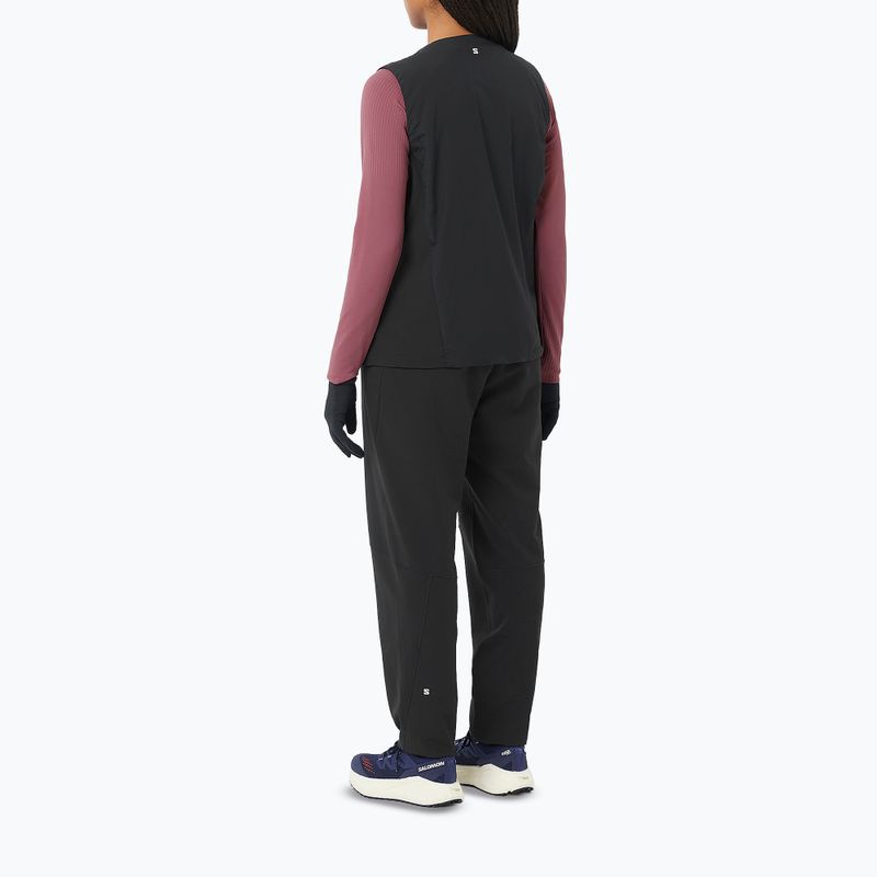 Spodnie do biegania damskie Salomon Shakeout Hexaflow Pants deep black 4