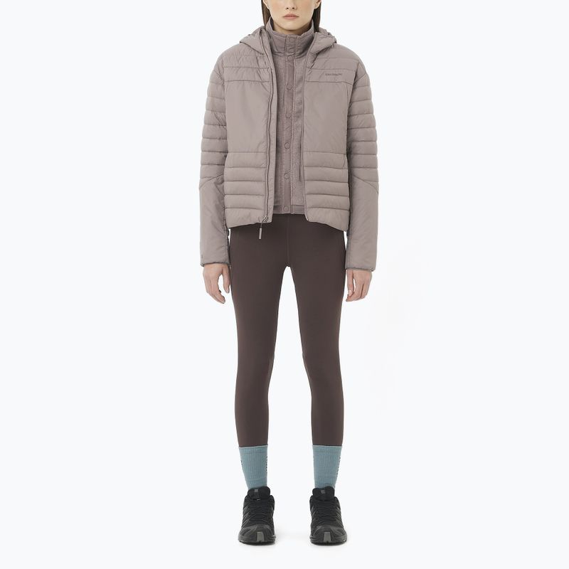 Kurtka przeciwwiatrowa damska Salomon Reflex Hoodie iron 2