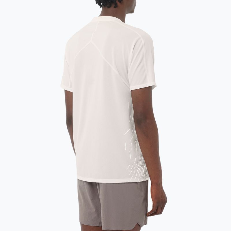 Koszulka do biegania męska Salomon Sense Aero GFX whisper white 2