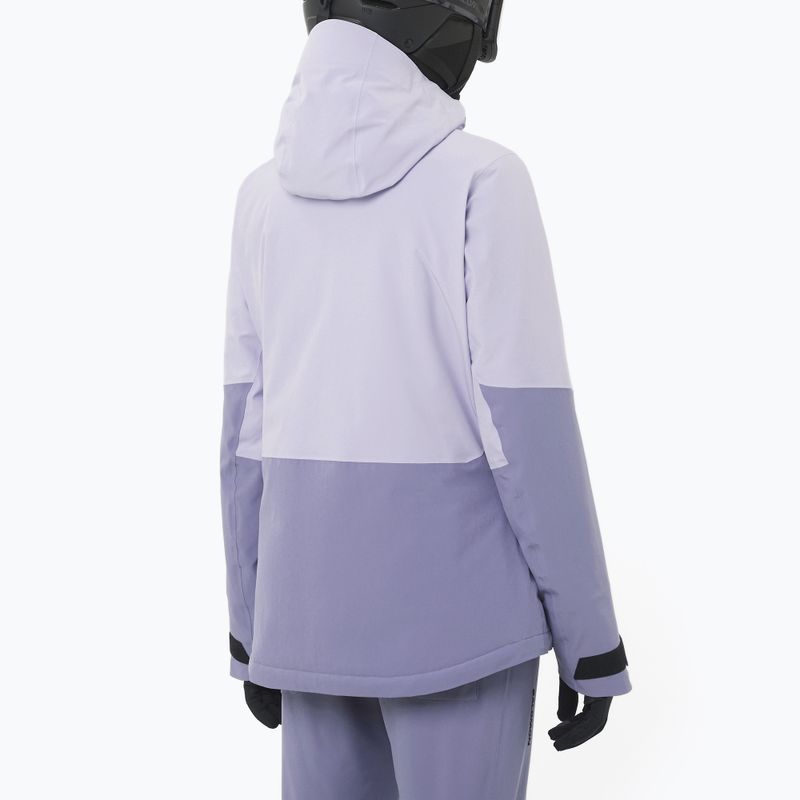 Kurtka narciarska damska Salomon Highland cosmic sky/blue granite 2