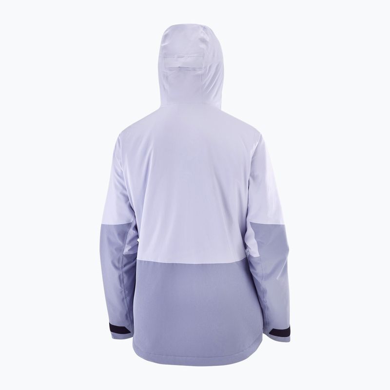 Kurtka narciarska damska Salomon Highland cosmic sky/blue granite 8