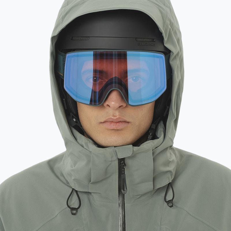 Kurtka narciarska męska Salomon Brilliant 2.0 sedona sage/green 3