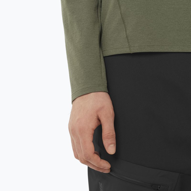 Longsleeve męski Salomon Trackline grape leaf 3