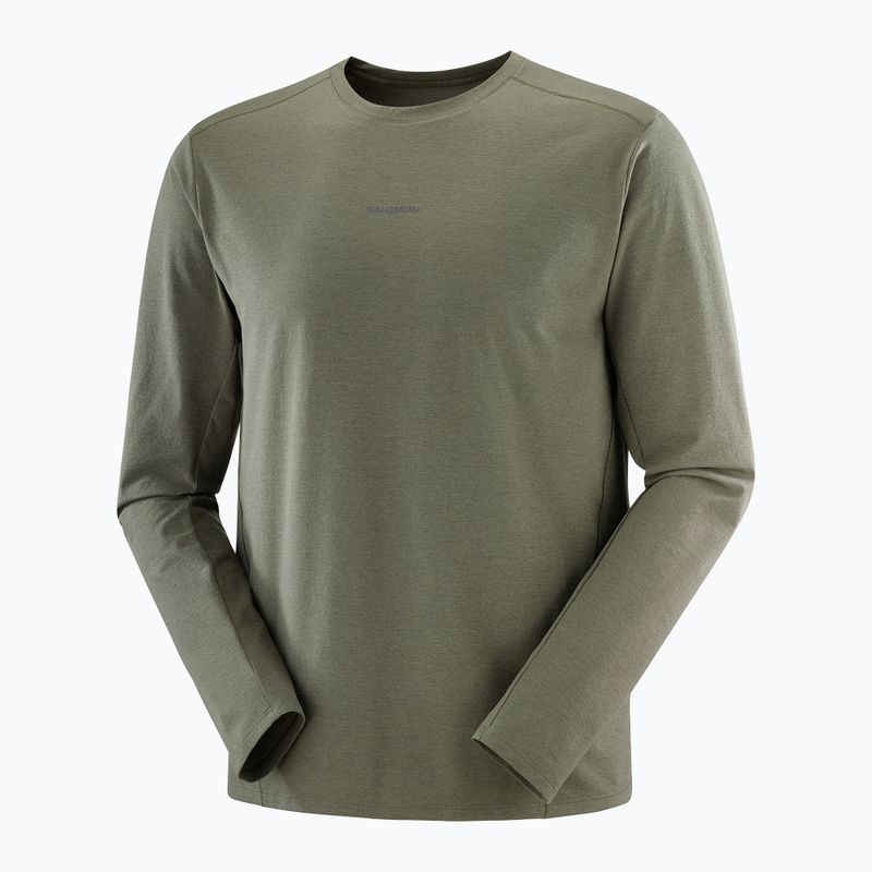Longsleeve męski Salomon Trackline grape leaf 4