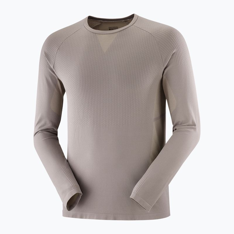 Longsleeve do biegania męski Salomon Sense Aero Seamless Tee iron 3