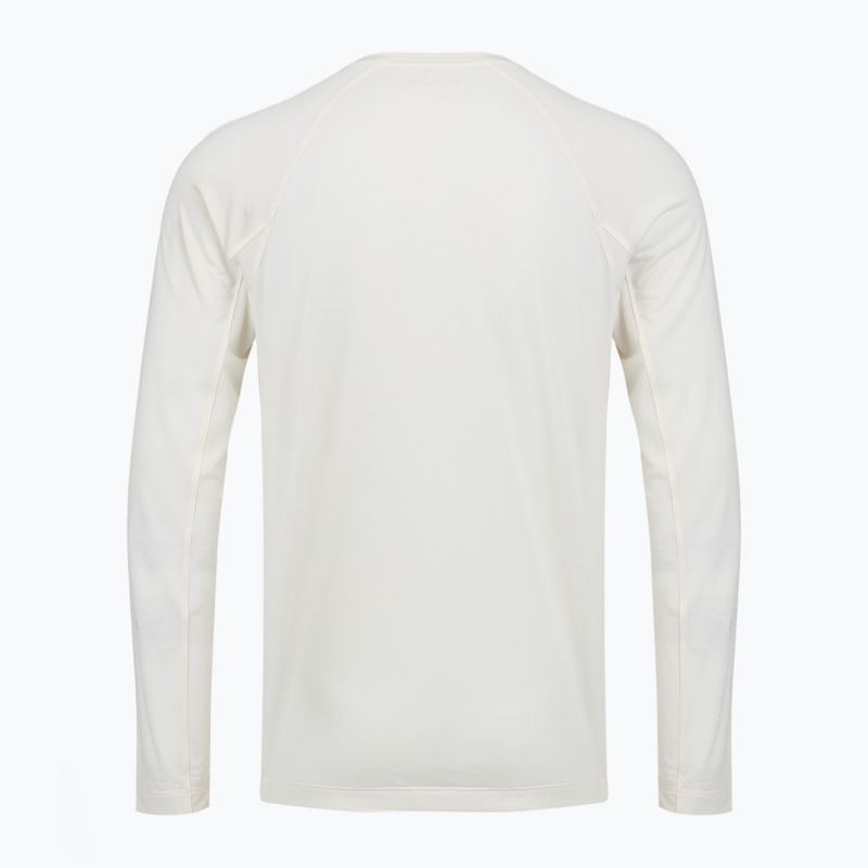 Longsleeve do biegania męski Salomon Shakeout Core whisper white 2