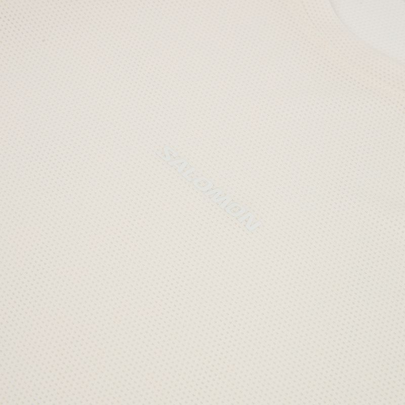 Longsleeve do biegania męski Salomon Shakeout Core whisper white 3