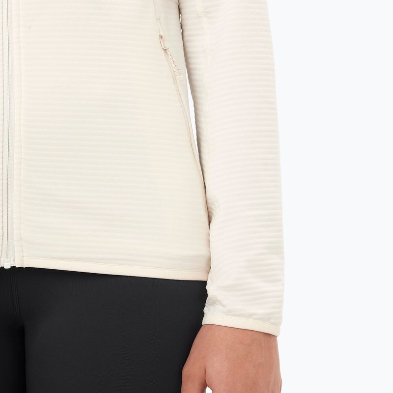Bluza trekkingowa damska Salomon Essential Lightwarm Full Zip whisper white 4