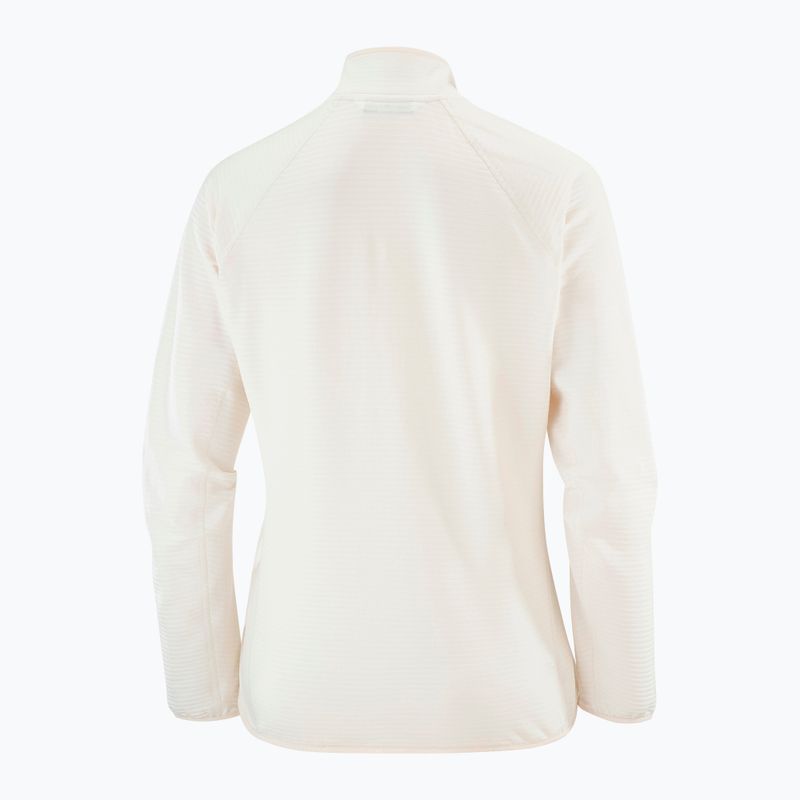 Bluza trekkingowa damska Salomon Essential Lightwarm Half Zip whisper white 6