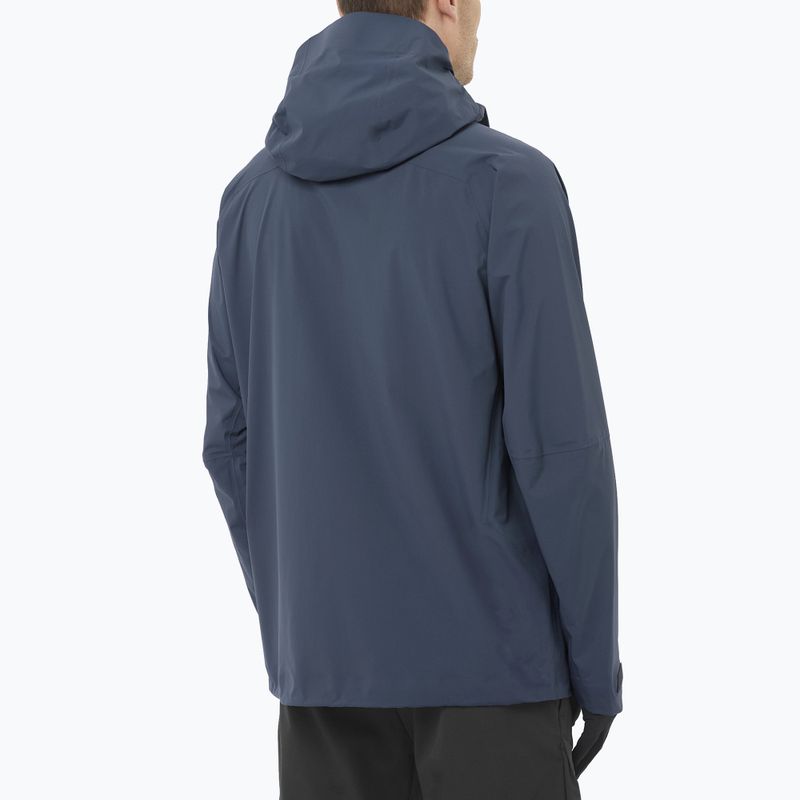 Kurtka softshell męska Salomon Outherpath Pro 2.5 l blue nights 2