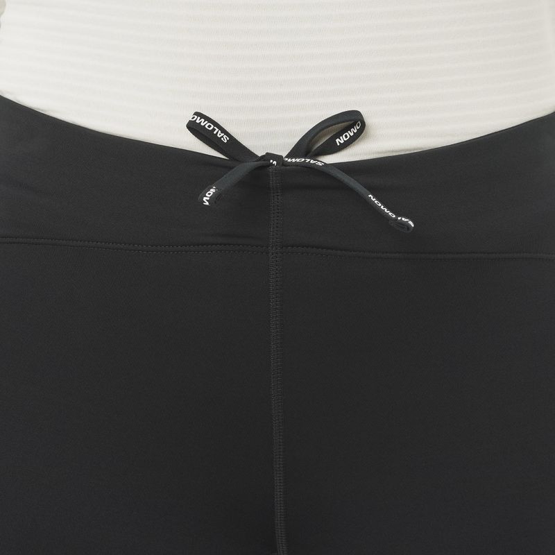 Legginsy do biegania damskie Salomon Shakeout Core Warm deep black 3