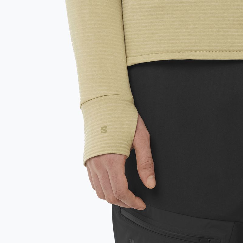 Bluza męska Salomon Essential Lightwarm CN gray green 3