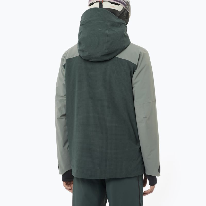 Kurtka narciarska męska Salomon Spectral green gables/sedona 2