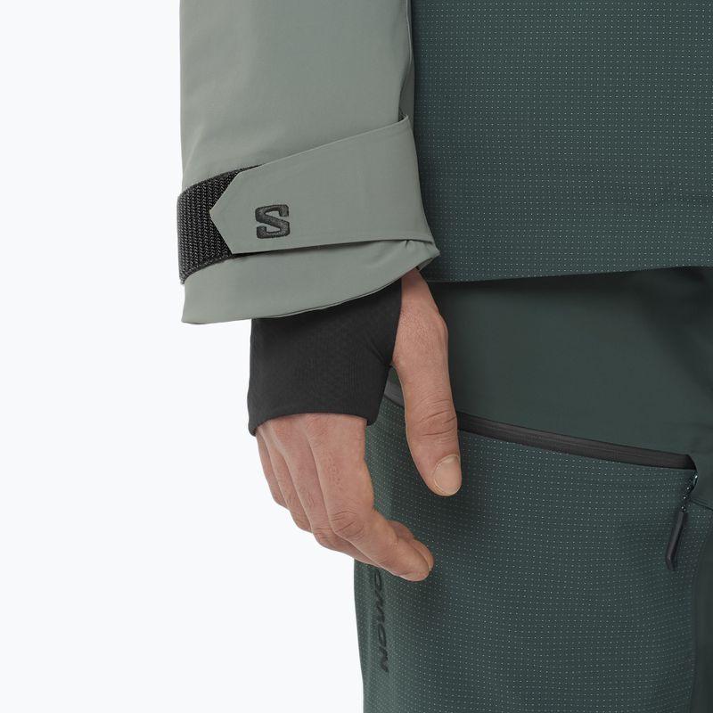 Kurtka narciarska męska Salomon Spectral green gables/sedona 6