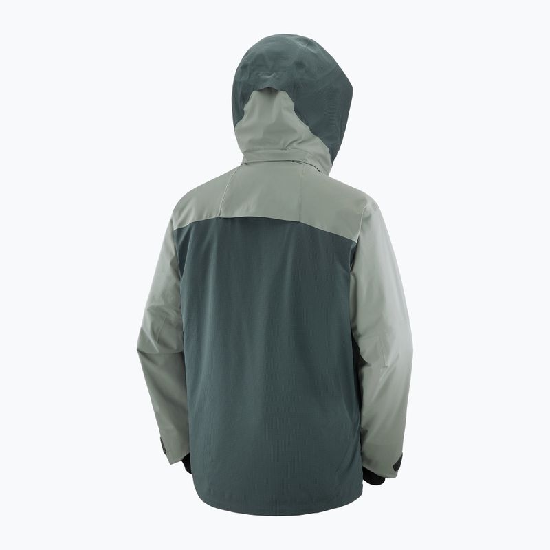 Kurtka narciarska męska Salomon Spectral green gables/sedona 10