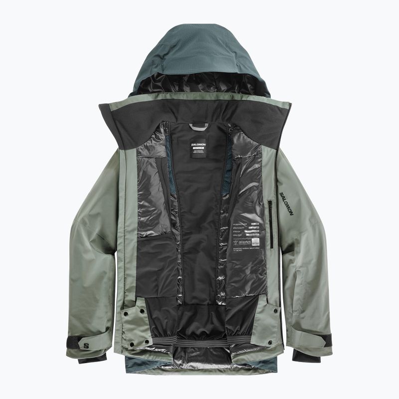 Kurtka narciarska męska Salomon Spectral green gables/sedona 11