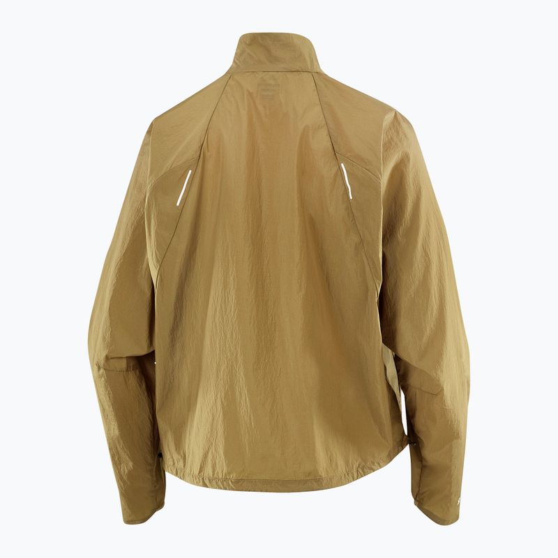 Kurtka do biegania damska Salomon Shakeout Fly brilliant olive 8