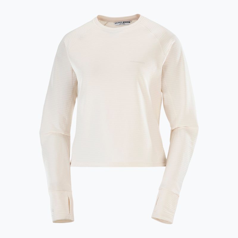 Bluza polarowa damska Salomon Essential Lightwarm whisper white 6