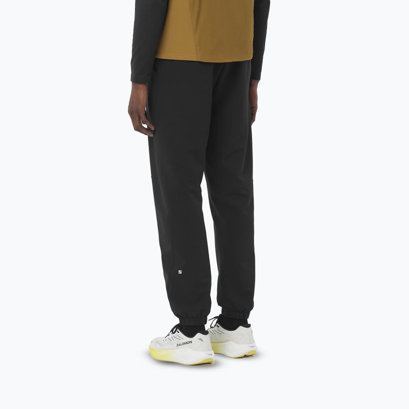 Spodnie do biegania męskie Salomon Shakeout Hexaflow deep black 2